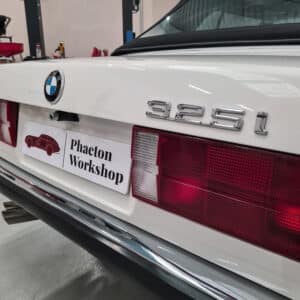 BMW 325i E30 Cabriolet arrière