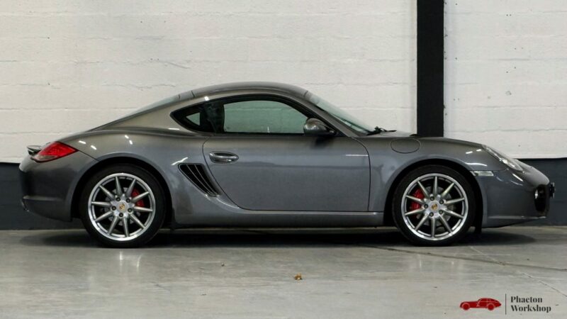 Porsche Cayman S 987.2  3.4 PDK – 320ch – Gris Meteor métallisé