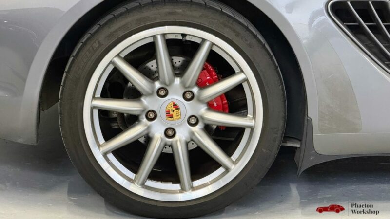 Porsche Cayman S 987.2  3.4 PDK – 320ch – Gris Meteor métallisé