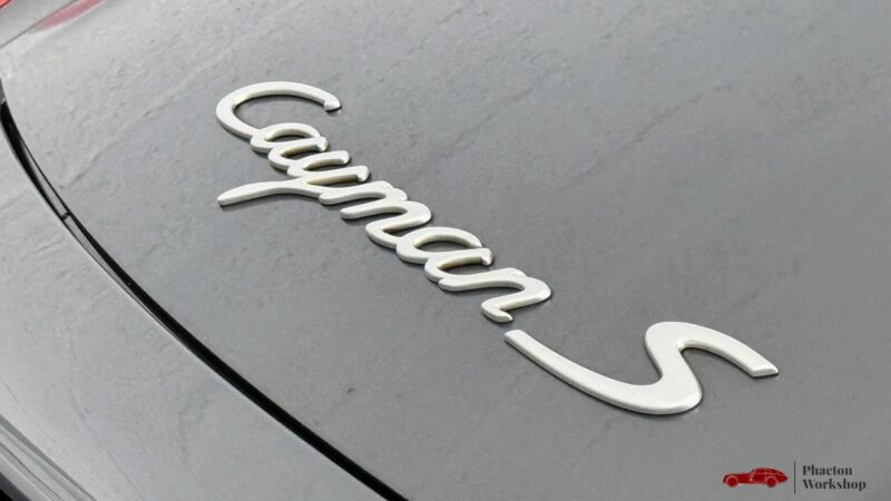 Porsche Cayman S 987.2  3.4 PDK – 320ch – Gris Meteor métallisé