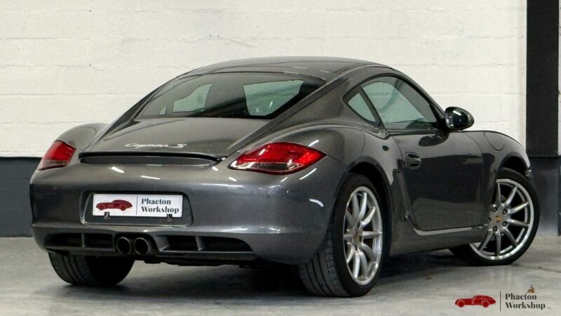 Porsche Cayman S 987.2  3.4 PDK – 320ch – Gris Meteor métallisé