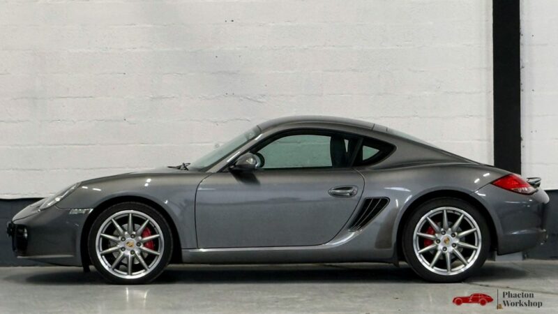 Porsche Cayman S 987.2  3.4 PDK – 320ch – Gris Meteor métallisé