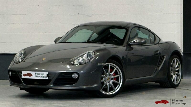 Porsche Cayman S 987.2  3.4 PDK – 320ch – Gris Meteor métallisé