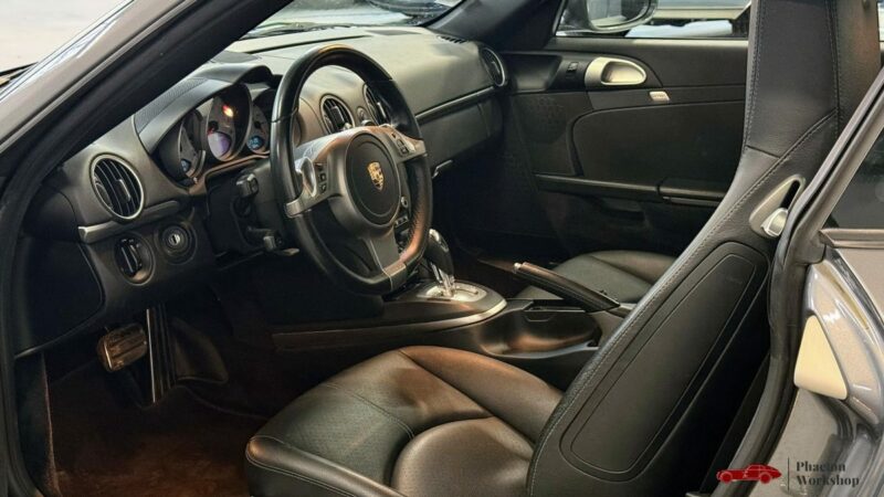 Porsche Cayman S 987.2  3.4 PDK – 320ch – Gris Meteor métallisé