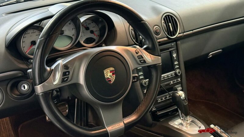 Porsche Cayman S 987.2  3.4 PDK – 320ch – Gris Meteor métallisé