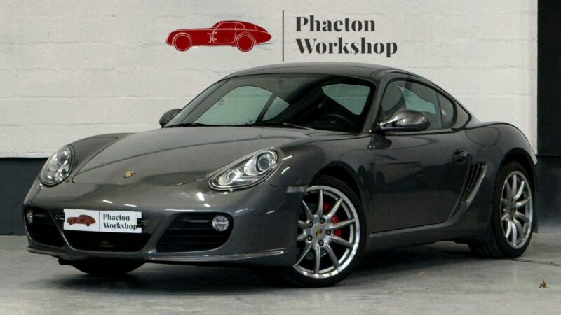 Porsche Cayman S 987.2  3.4 PDK – 320ch – Gris Meteor métallisé
