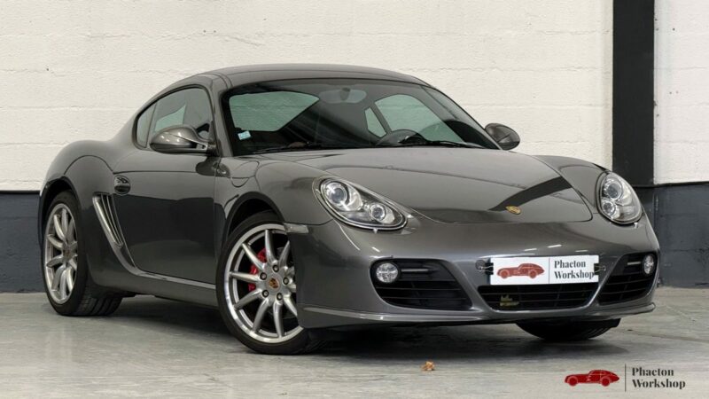 Porsche Cayman S 987.2  3.4 PDK – 320ch – Gris Meteor métallisé