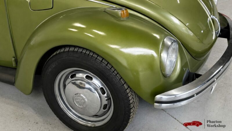 Volkswagen Coccinelle 1303 – 1650 cm³ WEBER – Restomod Mecanic – Green Moss - 4 Freins à disques