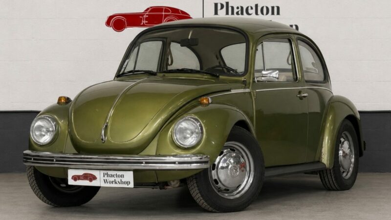 Volkswagen Coccinelle 1303 – 1650 cm³ WEBER – Restomod Mecanic – Green Moss - 4 Freins à disques