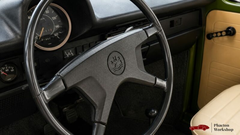 Volkswagen Coccinelle 1303 – 1650 cm³ WEBER – Restomod Mecanic – Green Moss - 4 Freins à disques