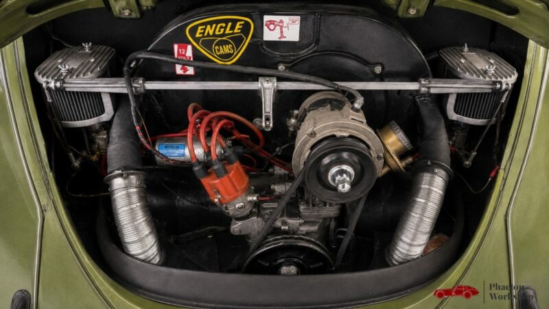 Volkswagen Coccinelle 1303 – 1650 cm³ WEBER – Restomod Mecanic – Green Moss - 4 Freins à disques