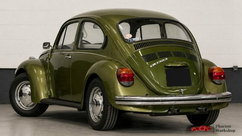 Volkswagen Coccinelle 1303 – 1650 cm³ WEBER – Restomod Mecanic – Green Moss - 4 Freins à disques