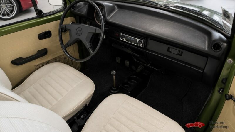 Volkswagen Coccinelle 1303 – 1650 cm³ WEBER – Restomod Mecanic – Green Moss - 4 Freins à disques