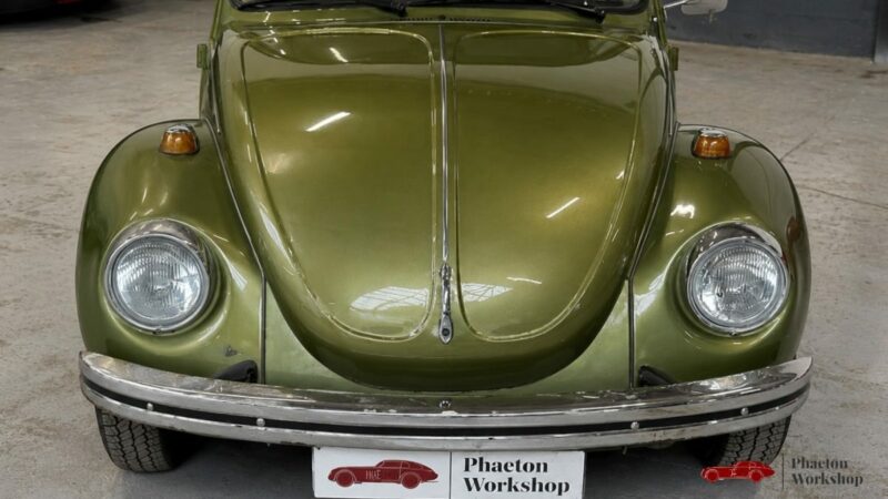 Volkswagen Coccinelle 1303 – 1650 cm³ WEBER – Restomod Mecanic – Green Moss - 4 Freins à disques