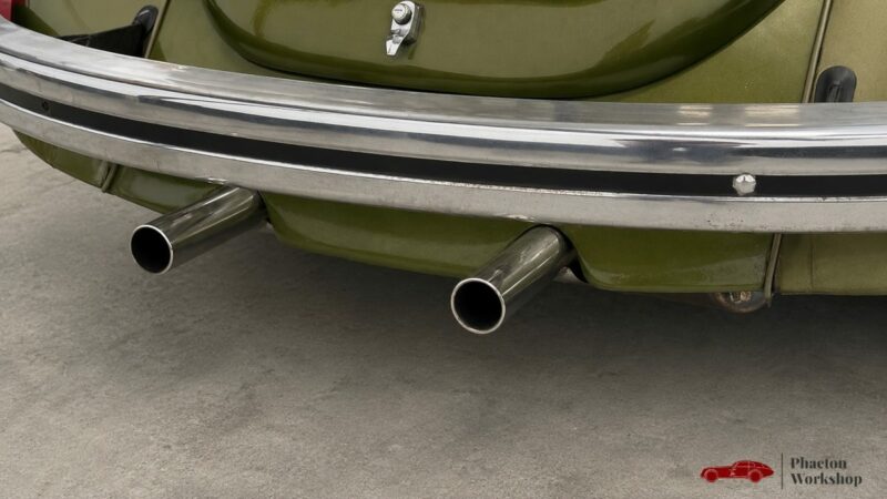 Volkswagen Coccinelle 1303 – 1650 cm³ WEBER – Restomod Mecanic – Green Moss - 4 Freins à disques