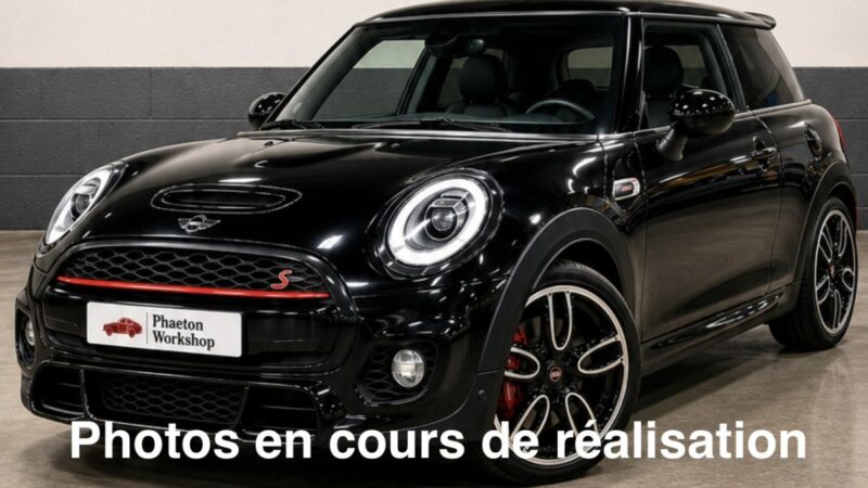 MINI COOPER S F56 – PACK JOHN COOPER WORKS – TOIT OUVRANT – HUD – CAMÉRA – ENTRETIEN SUIVI