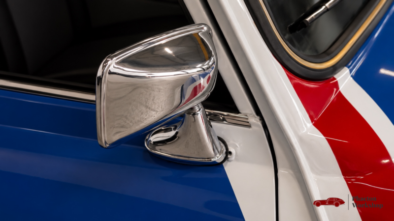 MINI CLASSIC 1984 – PEINTURE UNION JACK – 39 200 KM – ORIGINE FRANCE – TÉLÉPHONE D’ÉPOQUE FONCTIONNE