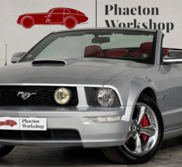 Ford Mustang GT Cabriolet V8 | 80 500 KM | Echappement Sport | INT Rouge | CG Francaise