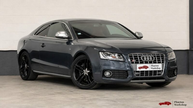 AUDI S5 COUPE V8 4.2L FSI QUATTRO 352 CH | BVM | CUIR ROUGE | B&O | TOIT OUVRANT | FRANCAISE
