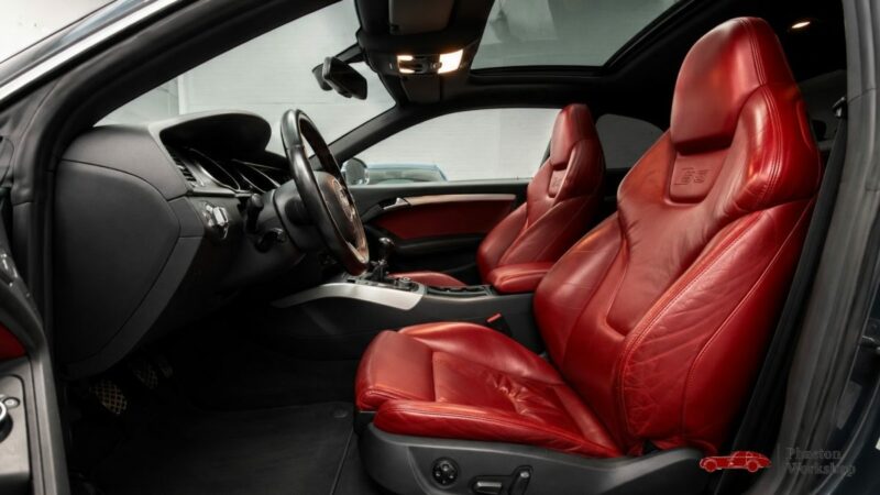 AUDI S5 COUPE V8 4.2L FSI QUATTRO 352 CH | BVM | CUIR ROUGE | B&O | TOIT OUVRANT | FRANCAISE