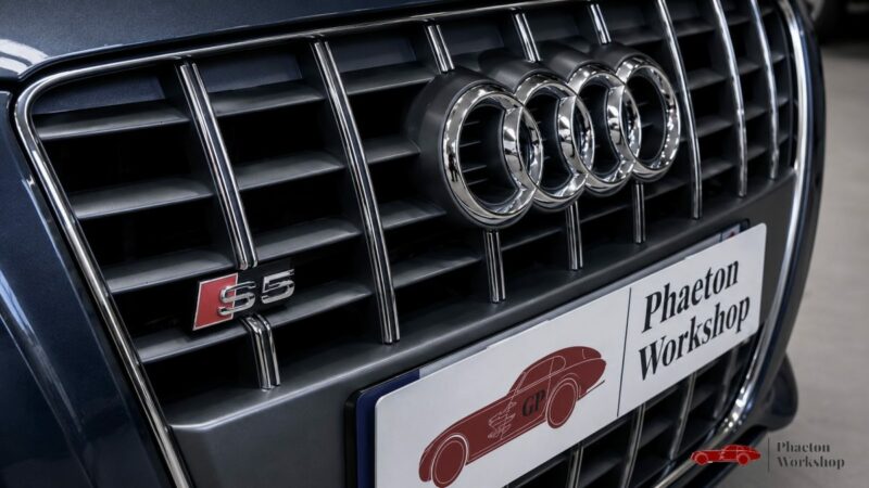 AUDI S5 COUPE V8 4.2L FSI QUATTRO 352 CH | BVM | CUIR ROUGE | B&O | TOIT OUVRANT | FRANCAISE