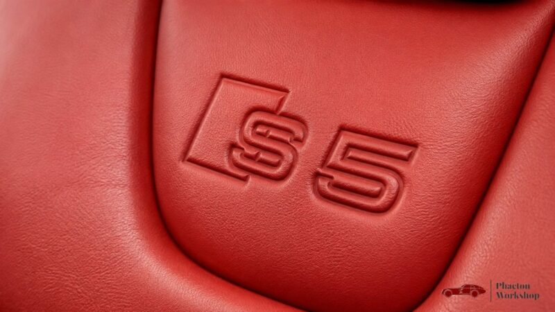 AUDI S5 COUPE V8 4.2L FSI QUATTRO 352 CH | BVM | CUIR ROUGE | B&O | TOIT OUVRANT | FRANCAISE
