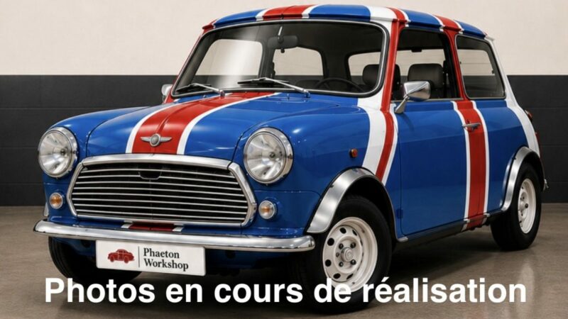 MINI CLASSIC 1984 – SÉRIE SPÉCIALE UNION JACK – RÉPLIQUE RARE – 39 200 KM